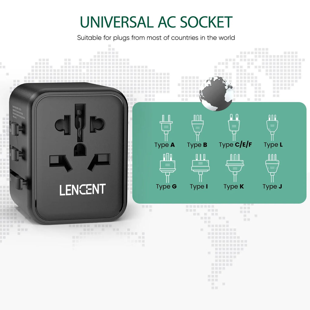 All-in-One Travel Outlet-Adapter